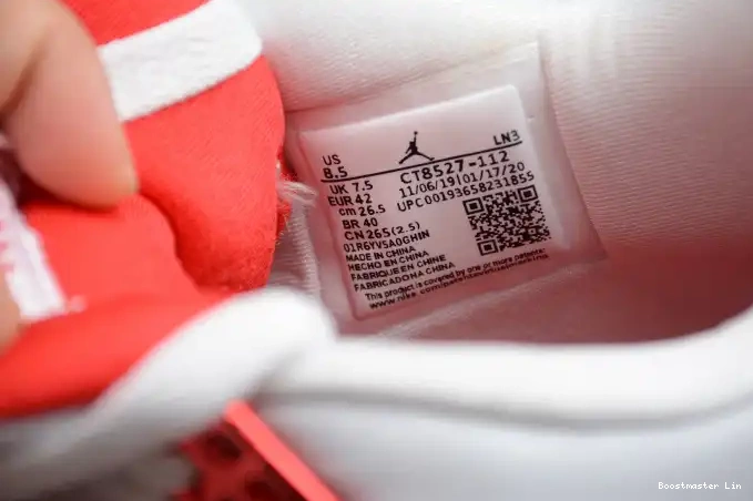 Boostmaster lin CT8527-112 4 Metallic Red Air Jordan 0502